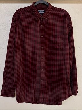 Club Room Checkered Button-Down Shirt